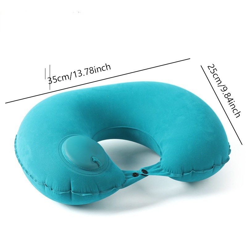 Auto Inflatable U Neck Travel Pillow